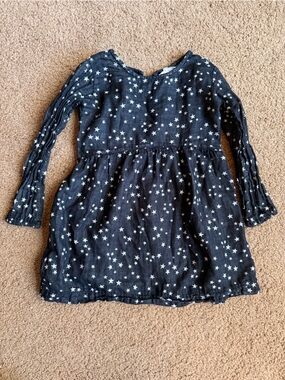 Búho Barcelona Black and White Star Dress 3T